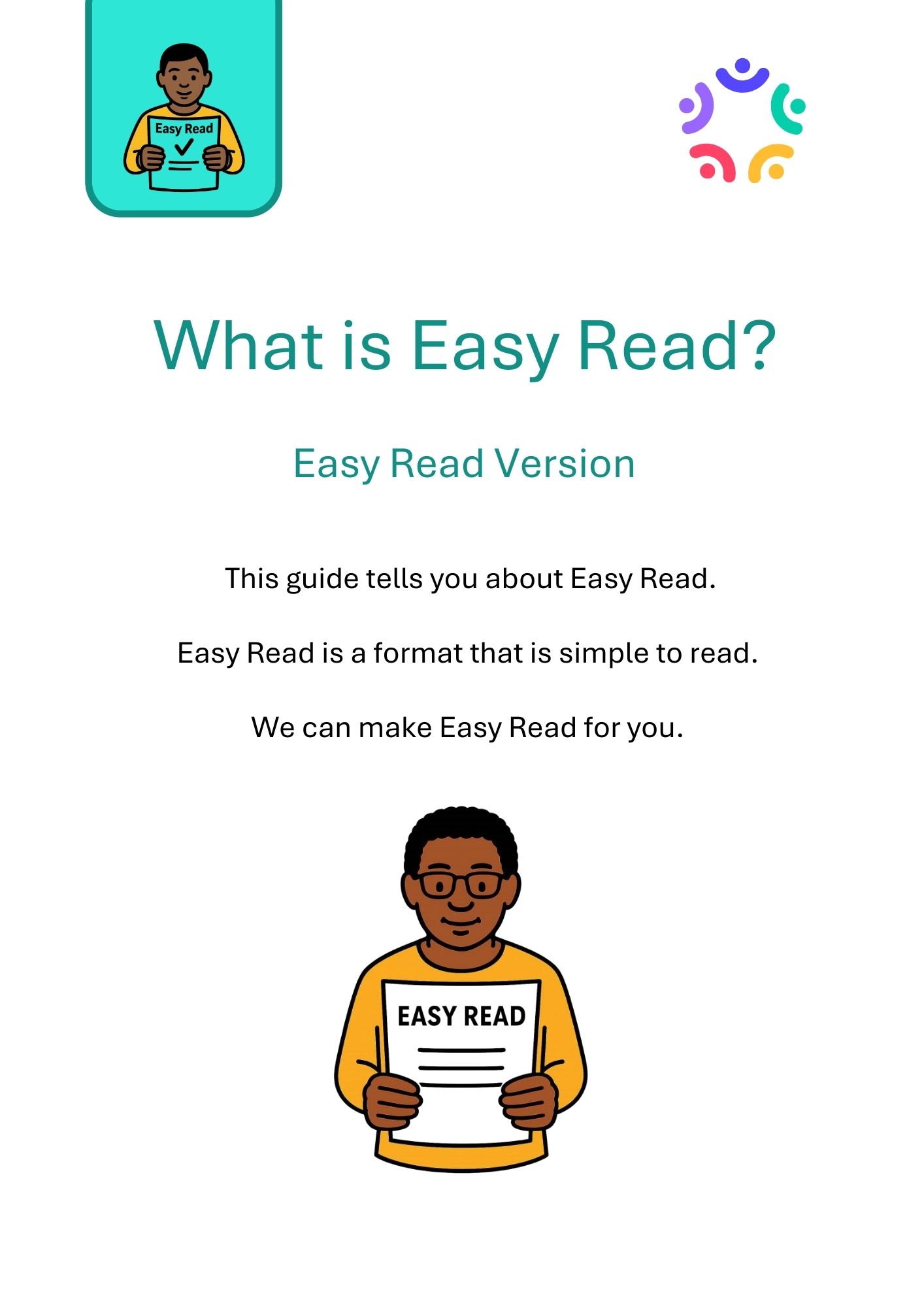 Easy Read sample document page 1